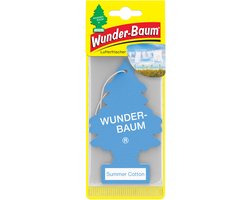 Wunder-Baum Summer Cotton - Luchtverfrisser - Geurboom - Hoogwaardige Prestaties
