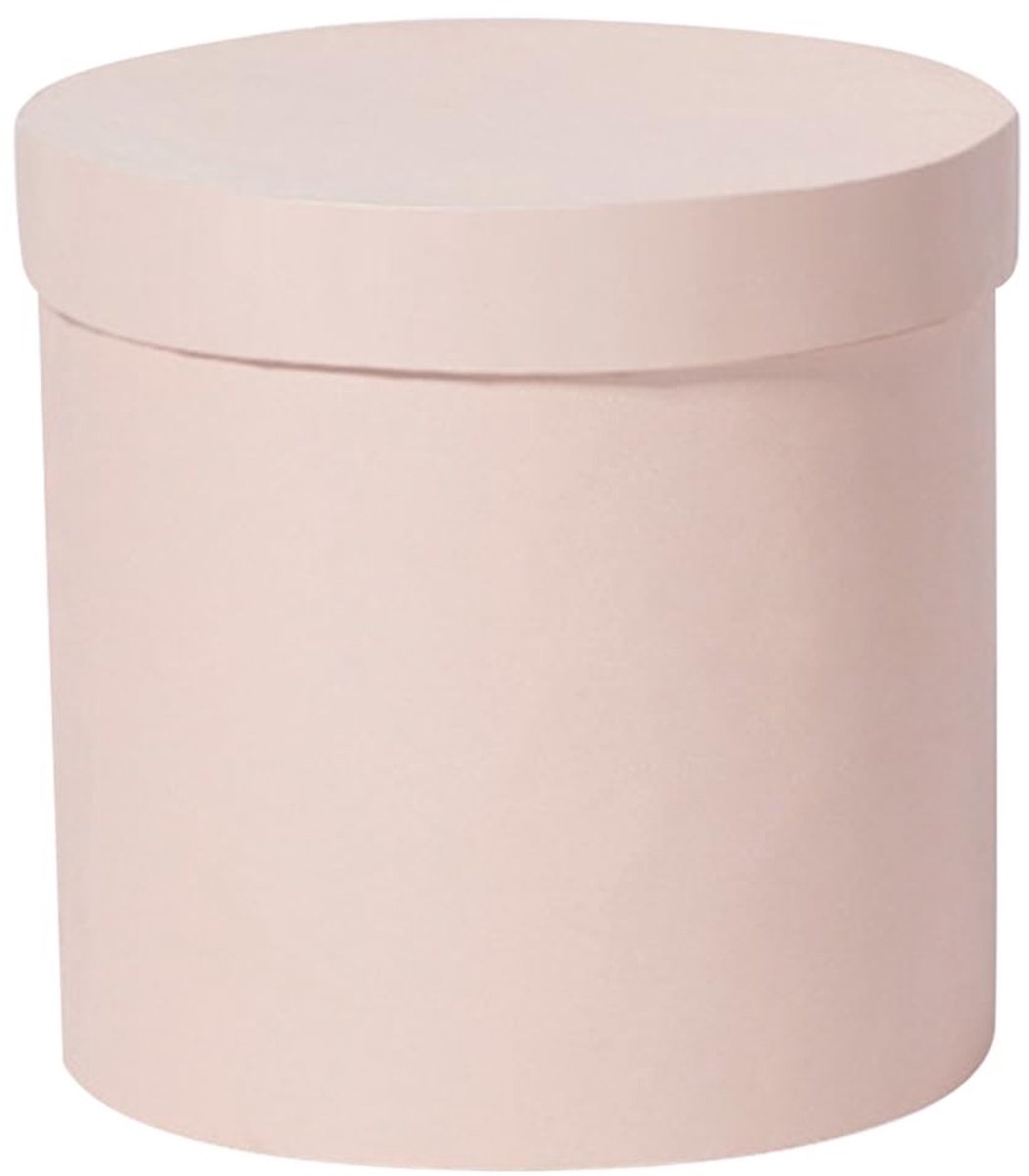 Dailygoods - Ronde geschenkdozen bloemenstuk papieren voor bruiloft verjaardag Valentijnsdag decoratie roze