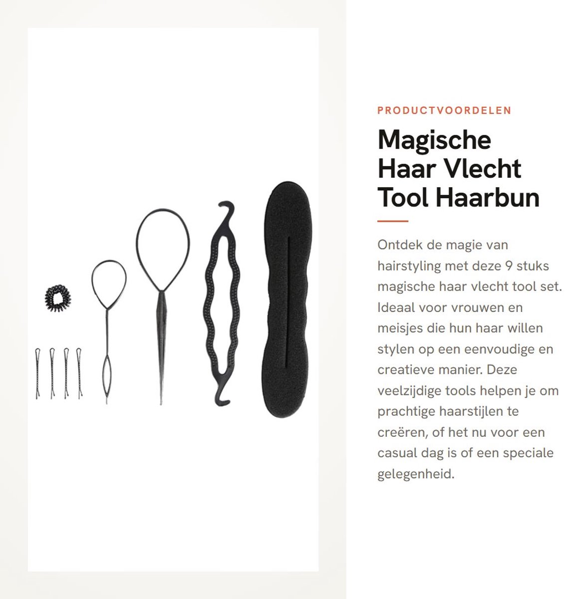 Dailygoods- Haarvlecht Tool Set - Magische Haarbun Maker