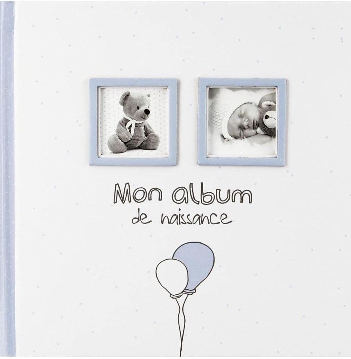 Atmosphera - Album My Boy - Geboortealbum voor Baby's - Geïntegreerde Fotolijstjes - Herinneringsalbum voor de Eerste Jaren