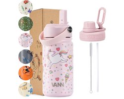 VANN® 3-Wandige Drinkfles en Schoolbeker voor kinderen met r