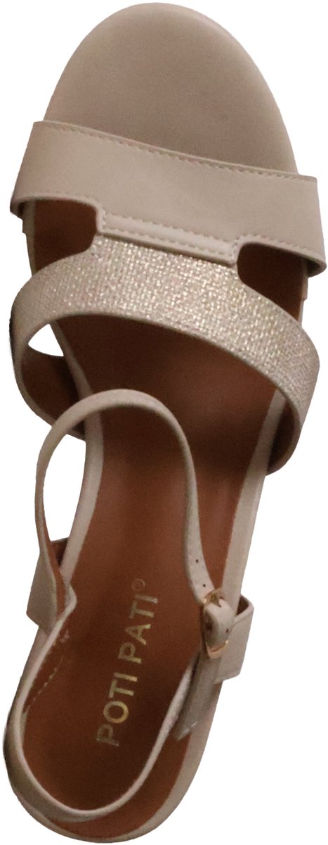 Sandalen met hak