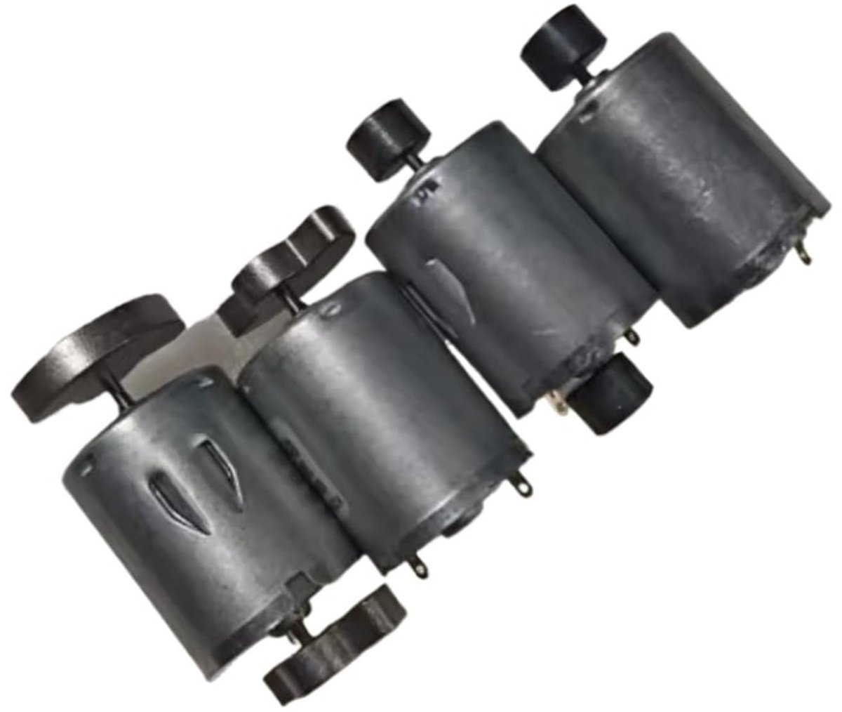 DC Vibratiemotor - Kleine Motor - Hobby Projecten - Enkele As - 24V - Zilver