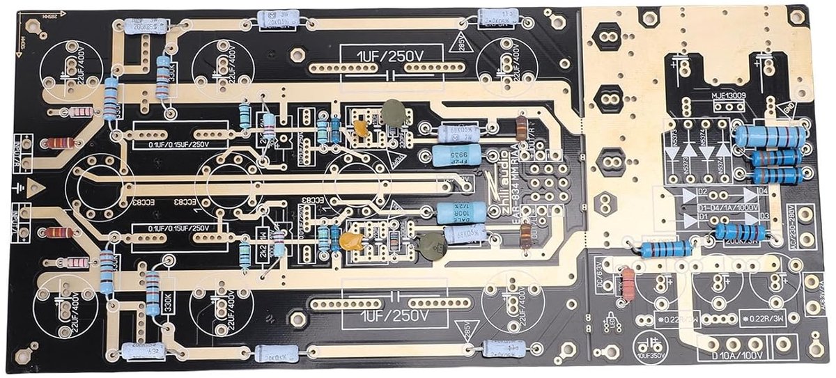 Phono Versterker Kit - Audio Versterker - Muziek Luisteren - Complete DIY Set - 130x285mm PCB - Niet Van Toepassing
