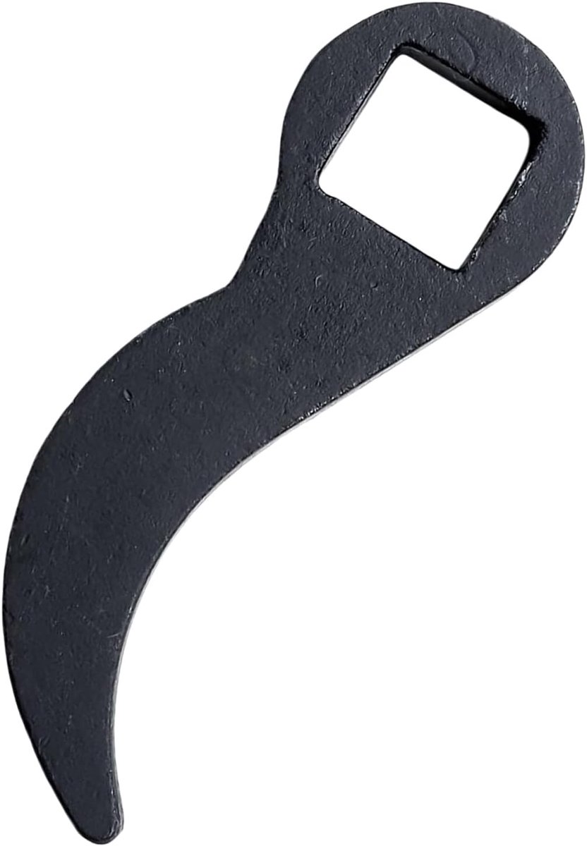 Koevoet koppen - Hefboom hulpstuk - Krappe ruimte werk - Verstelbare hoek - 7.5 x 1.2 cm - Zwart