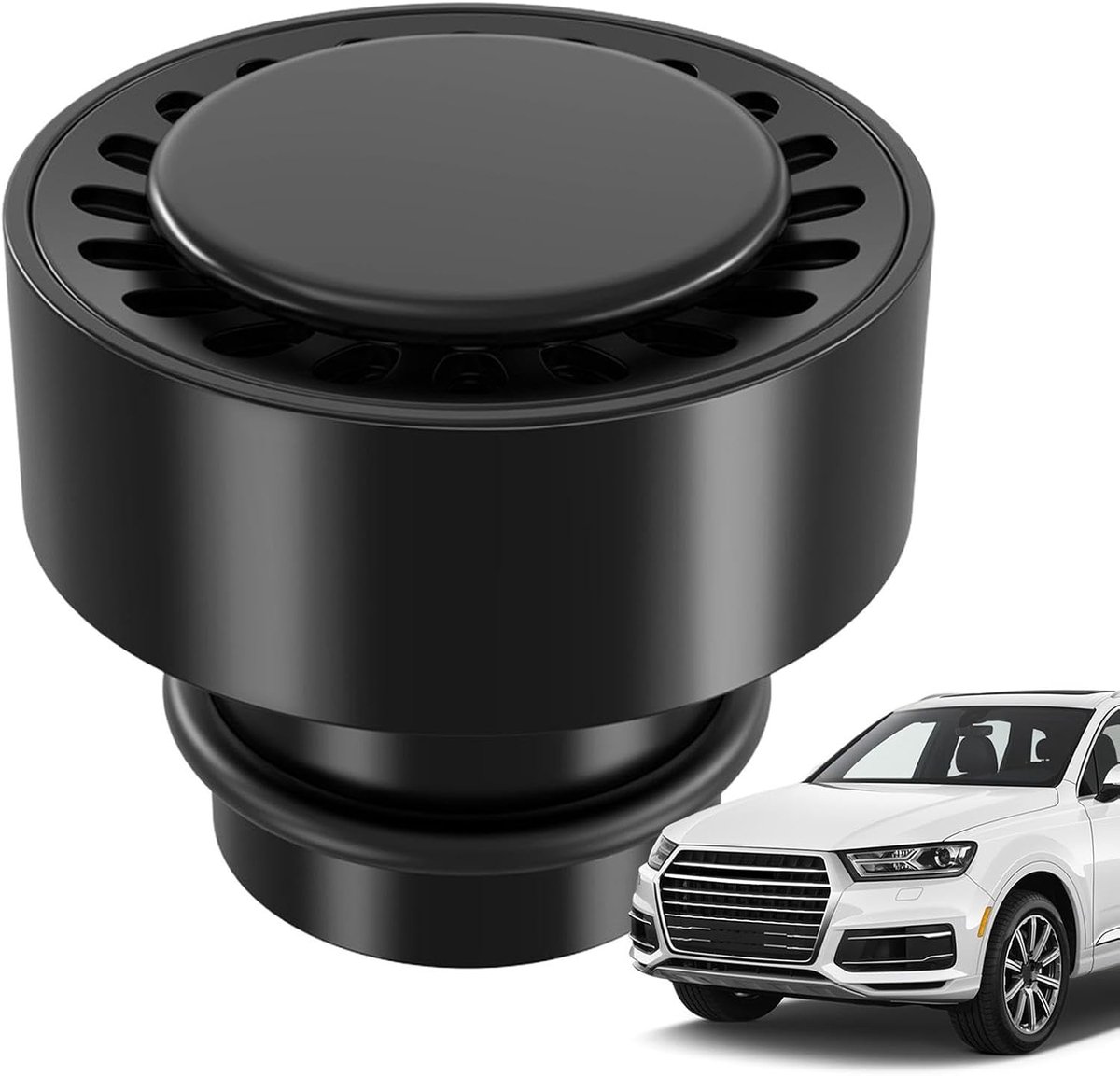 Stopcontact Cover - Outlet Protector - Auto Interieur - Met Luchtverfrisser - 2.5 cm - Zwart