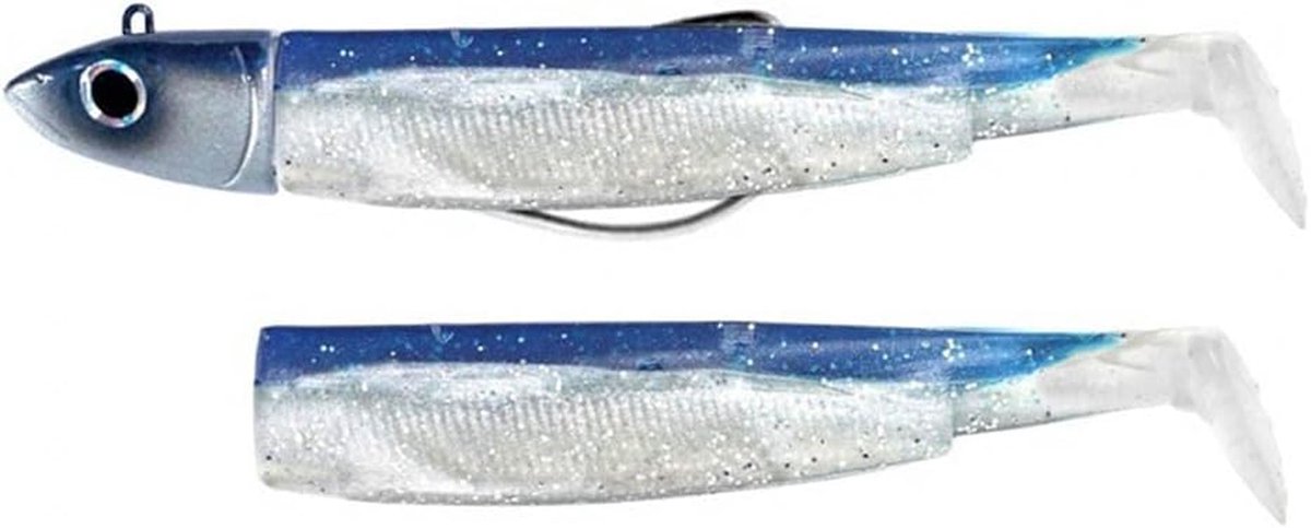 Zachte Kunstaas - Vis Lokaas - Sportvissen - Realistische Actie - 12 cm - Blauw