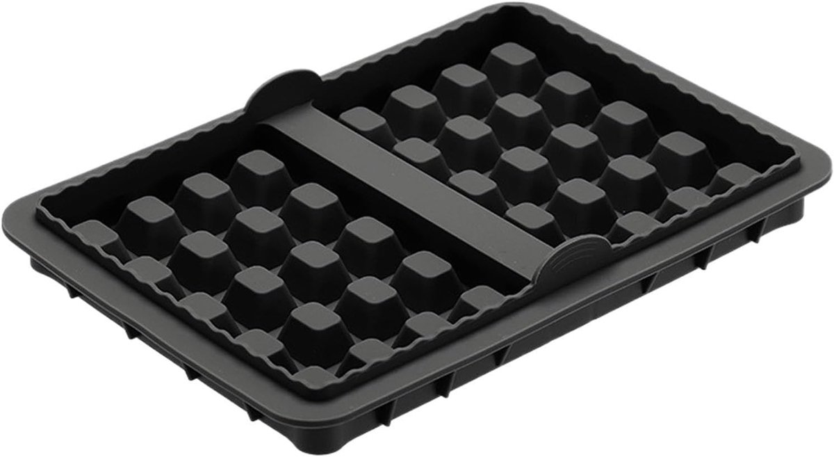Wafelvorm voor heteluchtfriteuse Wafelbakvorm siliconen Bakken en koken Lekbescherming door verhoogde rand