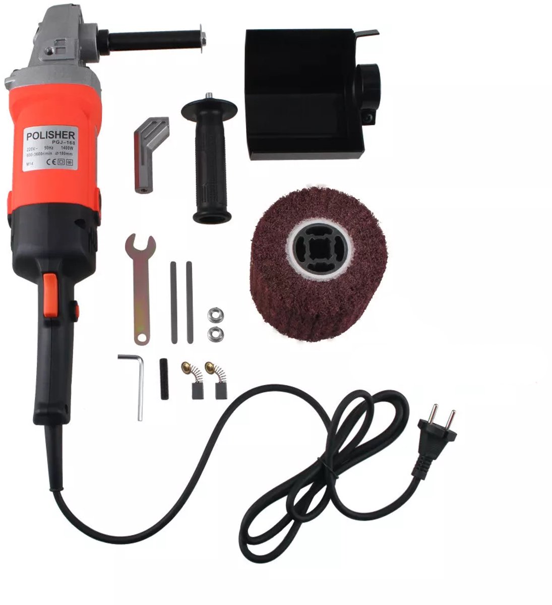Elektrische polijstmachine - Autopolijstmachine - Spiegelpolijstmachine - Rolschuurmachine - Reparatie en polijsten van tegelvloeren thuis - Autowaxmachine - Glazuurmachine - 1200W - Polijstmachine