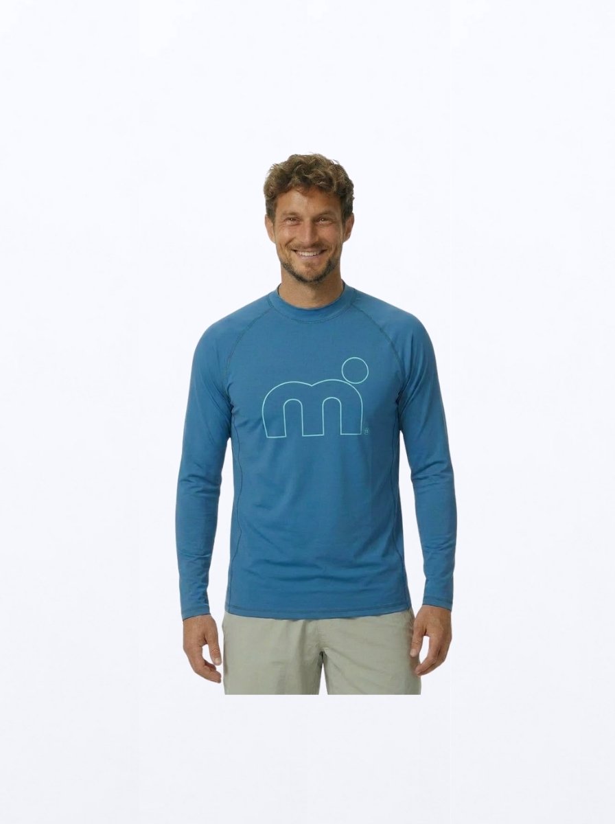 Mistral Ocean Heren Rash Guard | Corsair | Maat L | Lange Mouw | UV-Beschermend Watershirt | Voor SUP, Surfen, Windsurfen en Strand