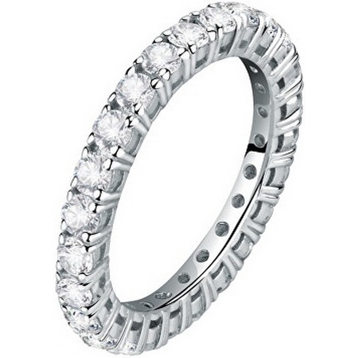 MORELLATO SCINTILLE SAQF161 - 52 MM - ZILVEREN RING MET ZIRKONIA'S 1 STUK