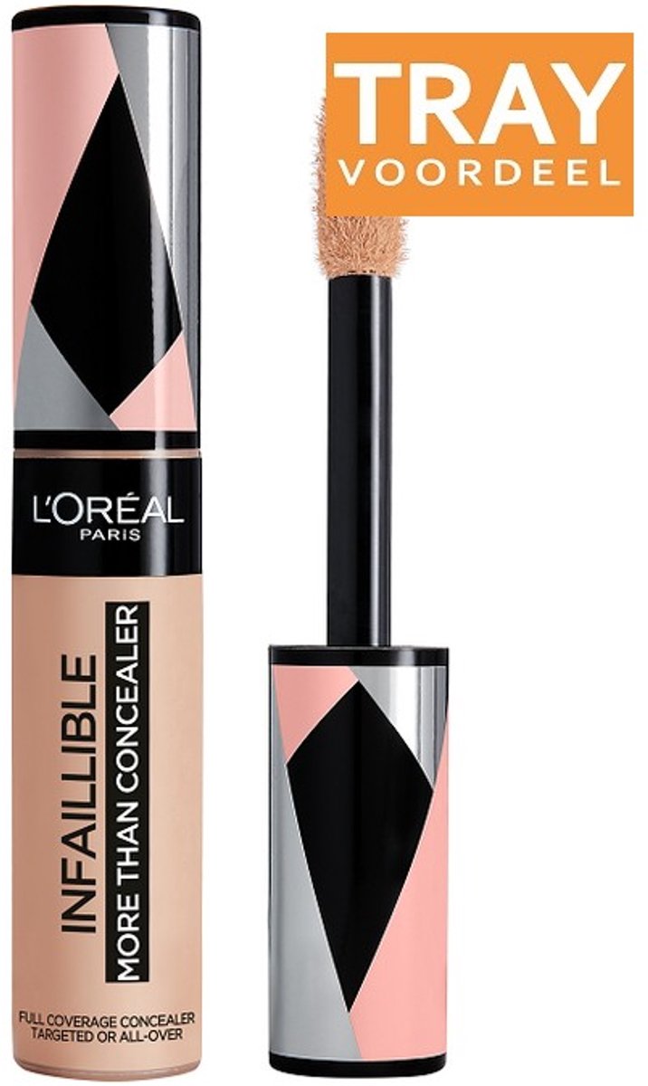 L'OREAL INFAILLIBLE 324 OATMEAL MORE THAN CONCEALER 3 X 11 ML