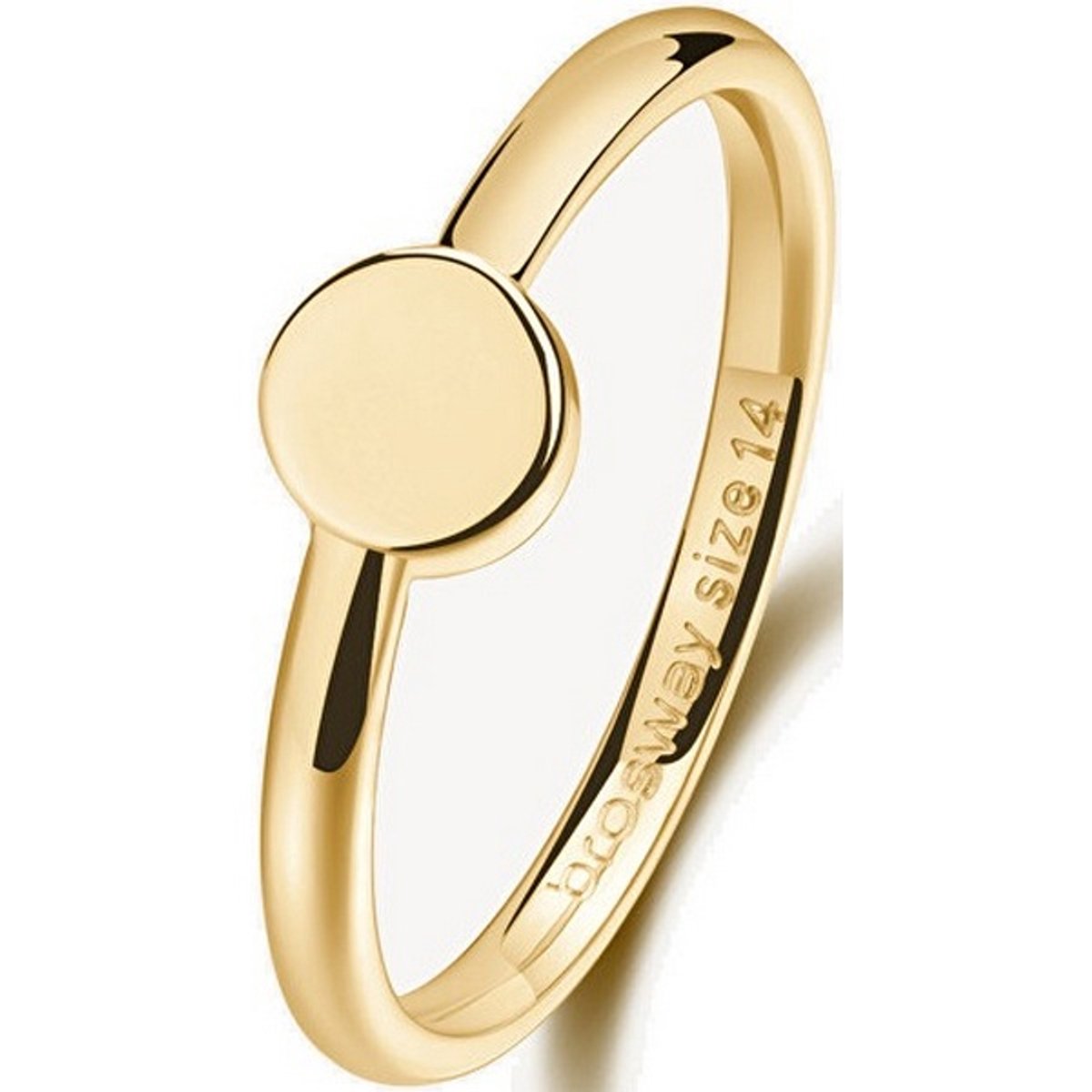 BROSWAY ESSENTIAL BNL124 - 52 MM - GOLD-PLATED RING 1 STUK