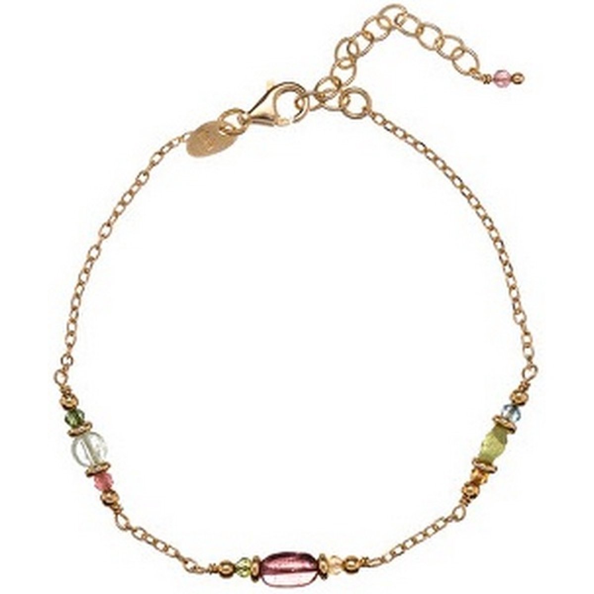 ALISIA AL5279.01.000 GOLD-PLATED ARMBAND MET TOERMALIJN 1 STUK