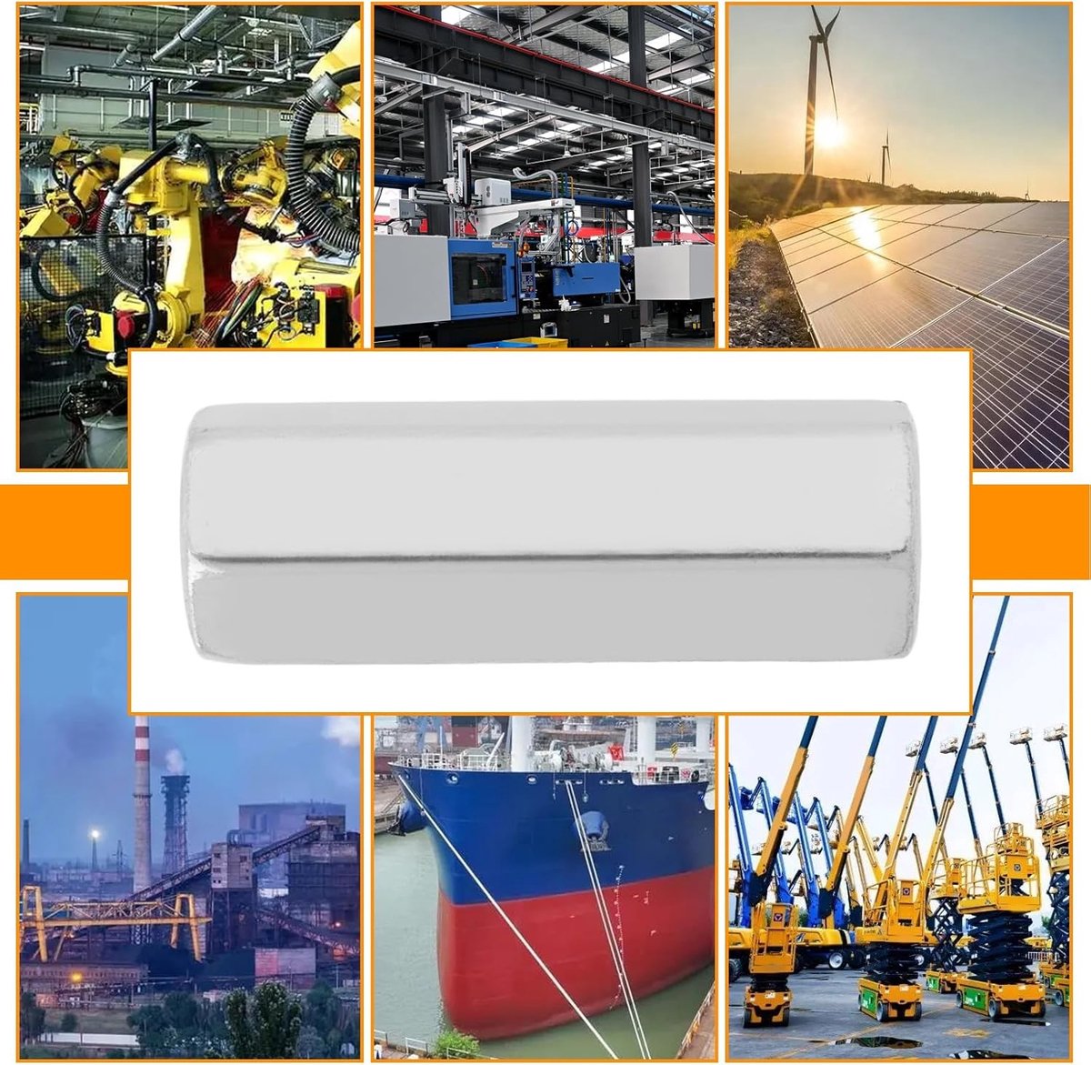 4 Stuks M10 Rechtsdraaiende Turnbuckle Moer van 304 RVS - Lange Zeskantige Koppeling Moer voor Thuis en Kantoor Communicatie Apparatuur, Duurzaam en Betrouwbaar