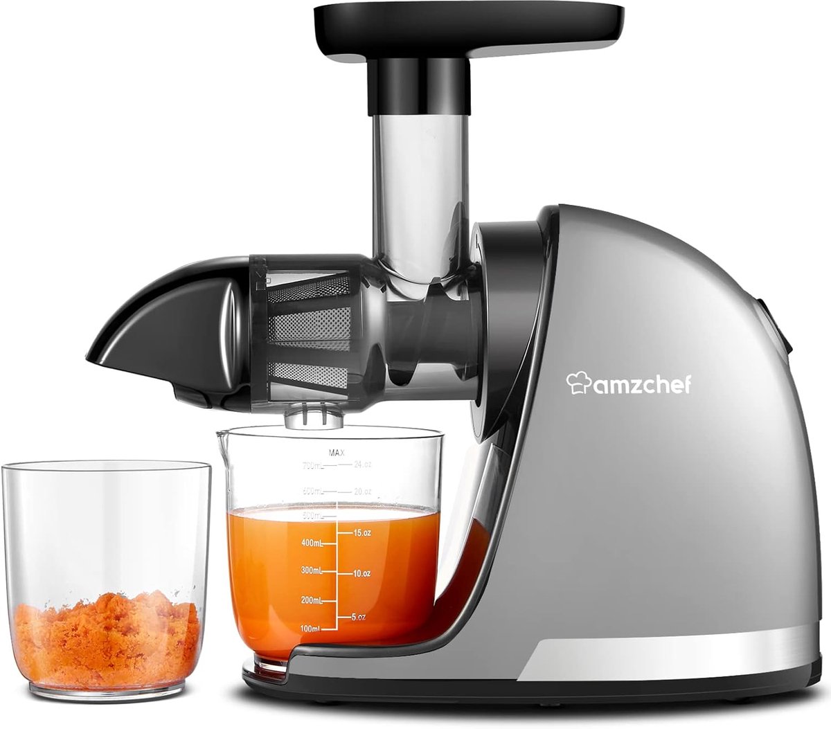 Thijox - Cold Press Slow Juicer Machine - Masticating Elektrische Vruchtenpers voor Groente en Fruit - Delicate Chew Zonder Filteren - Sapcentrifuge m