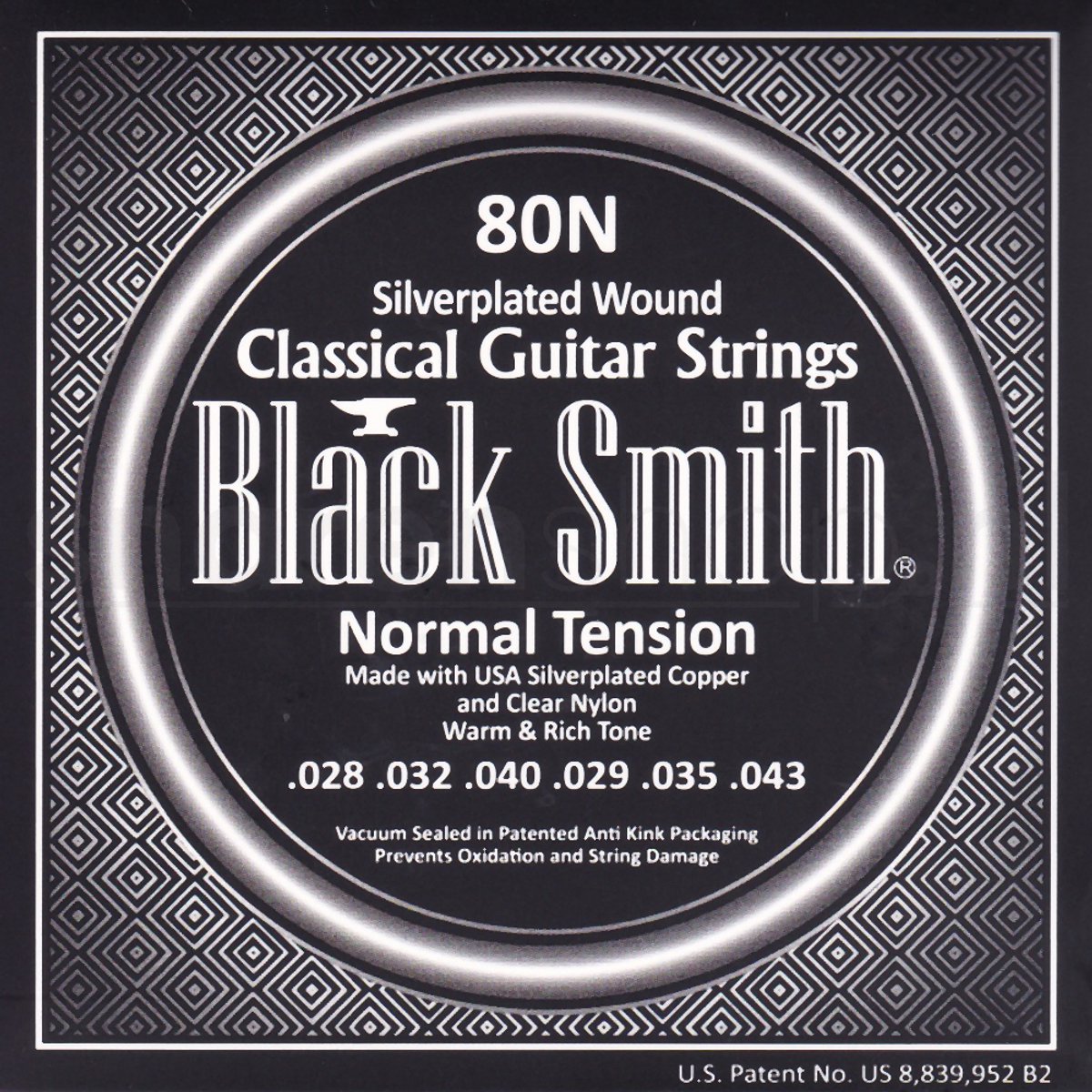 Blacksmith 80N Klassieke Gitaarsnaren - Normale Spanning