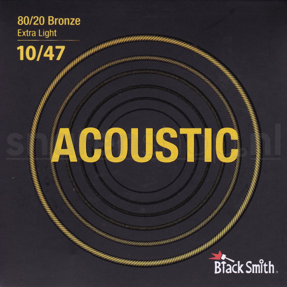 BlackSmith BR-1047 Snaren voor Akoestische Gitaar (10-47) Extra Light