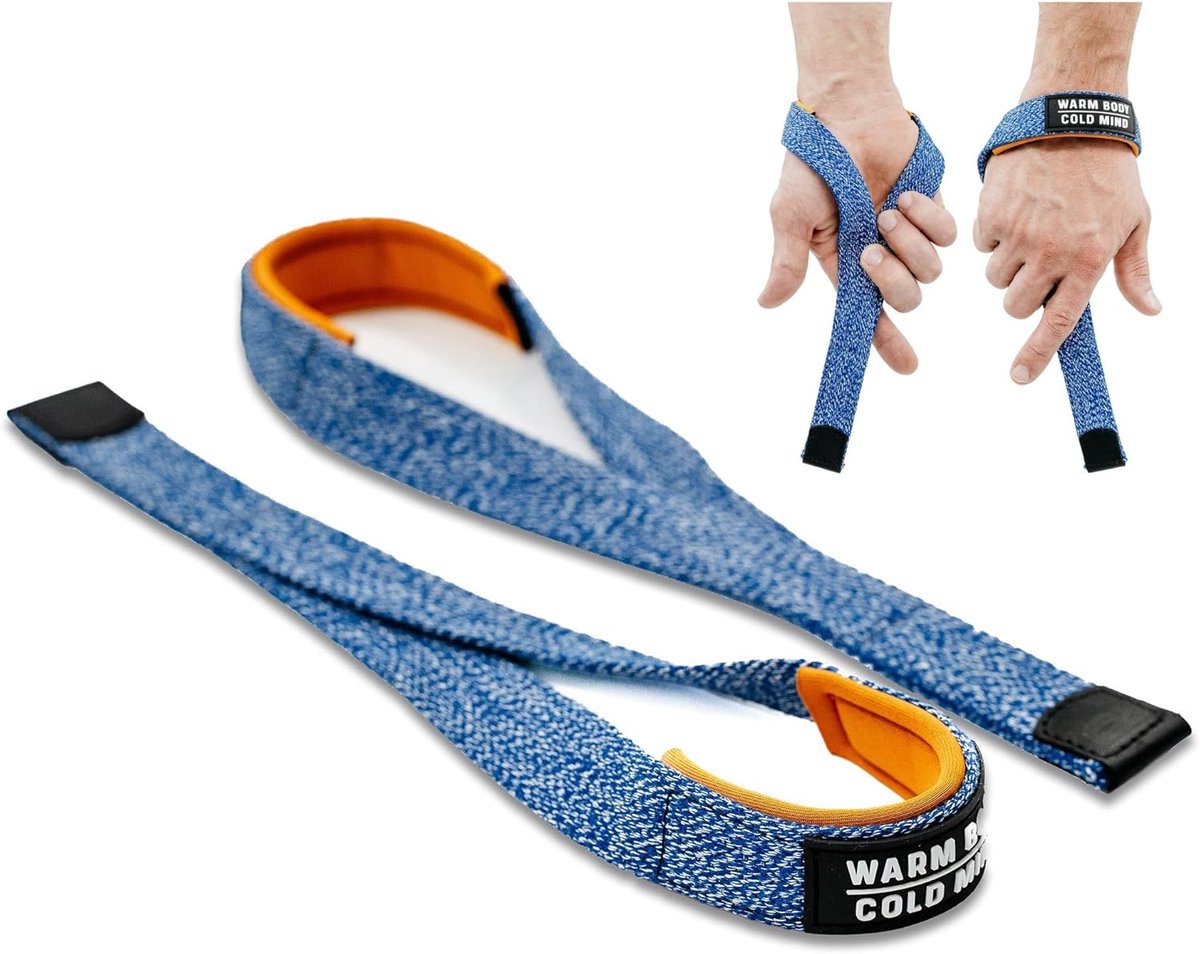 Thijox - WARM BODY COLD MIND V2 Lifting Polsbanden voor Gewichtheffen, Powerlifting, Bodybuilding, Katoenen Handriemen voor Deadlift, Crosstraining, Z