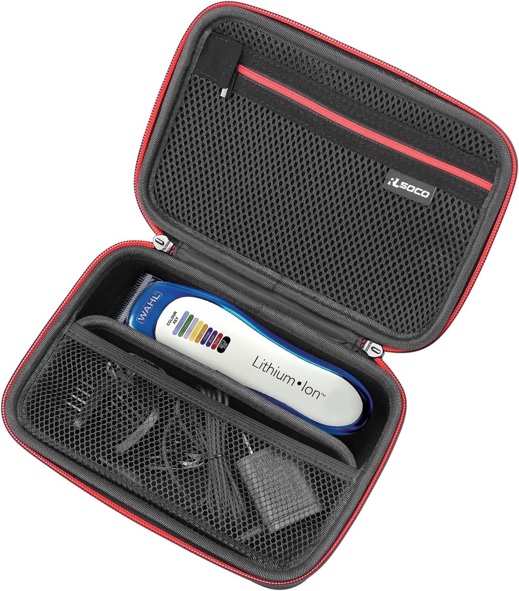 Thijox - Hoes voor Snoerloze Tondeuse, Koffer voor Wahl Colour Pro, Draagbaar en Functioneel, Hoge Kwaliteit, Bescherming en Opbergruimte, Ideaal voor