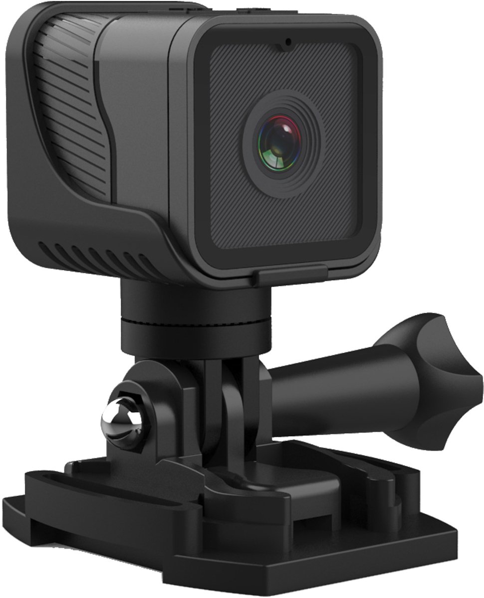 Mini Camera - Action Camera - Portable Camera 1080P - Waterproof Lens Camera - WiFi HD Mini Camera - Suitable for Home Security, Electric Bicycles, Motorcycles - Black