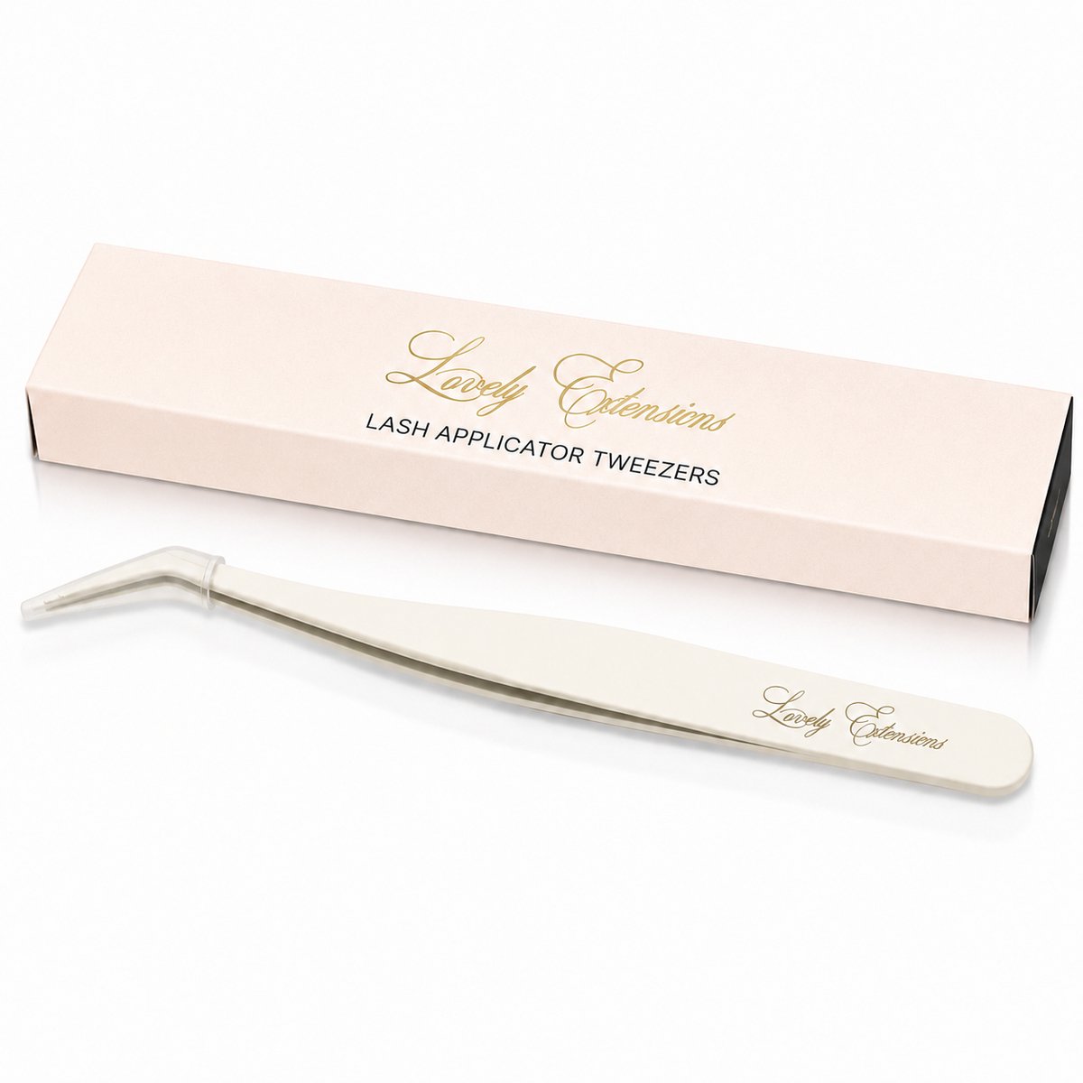 LE Tweezer voor Press-On Lashes – Wimper Applicator voor Wimperclusters - press on lashes tweezer - Half Lashes - Wimperextensions - Nep Wimpers
