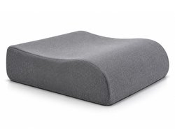 BSS® Zitverhoger Auto – Stoelverhoger voor Volwassenen – OEKO-TEX Hoes – Grijs