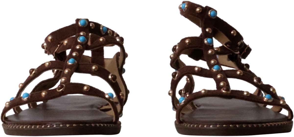 Platte sandalen met bandjes, Parijs