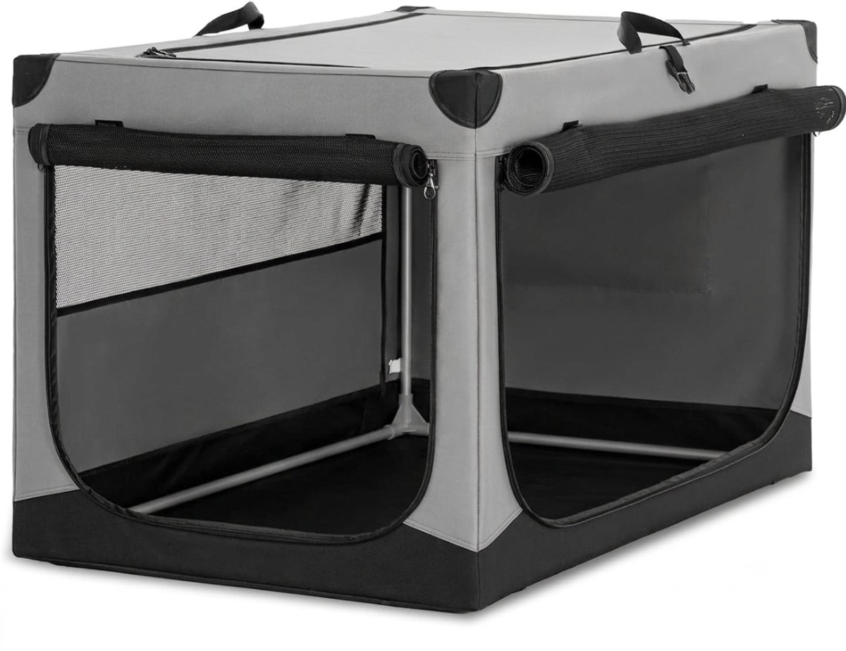 VLSelect® Hondenbench - Honden Kooi - Bench Vooor Thuis Of Onderweg