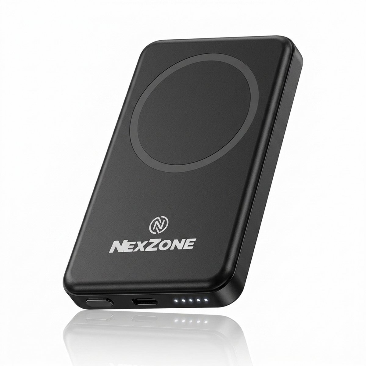 Powerbank - 10000 mAh - MagSafe - Magneet Laden - Draadloos Opladen - Snelladen - Qi2 - Zwart