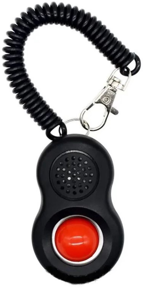 Clicker honden / paarden - Dieren clicker - Klikker - Dieren trainen - Hondentrainer - Paardentrainer - Diervriendelijke clicker - Puppy training - Zwart/rood - Jonyx