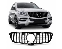 Panamericana Grille Geschikt voor Mercedes ML W166 van 2012-2015 Zwart
