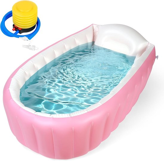 Thijox - Opvouwbaar Babybadje - Draagbaar Peuterbad - Antislip Douchebak voor Baby - Reisbad voor 0-8 Jaar - Mini-Zwembad - Comfortabel en Veilig - Kl — afbeelding 4
