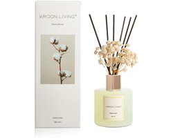 Kroon Living® - Geurstokjes - Clean linen - 200 ml - Diffuse
