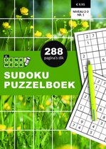 Sudoku Puzzelboek - 288 pagina's - niveau 2/3 - nummer 01 - Denkwerk