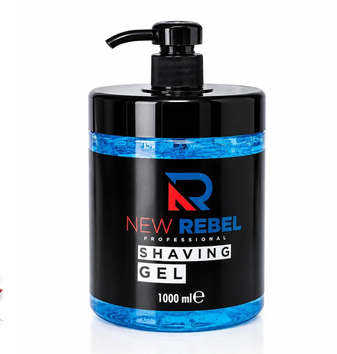 NEW REBEL Shaving Gel 1000 ml – Transparante Scheergel Mannen – Professionele Barber Scheergel – Voorkomt Scheerirritatie – Glad Scheerresultaat