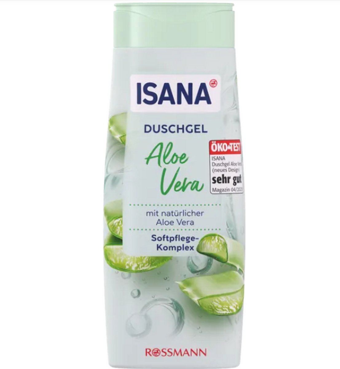 ISANA Aloë Vera Douchegel - Hydraterende Douchecrème - Gevoelige Huid & Droge Huid - 300ml