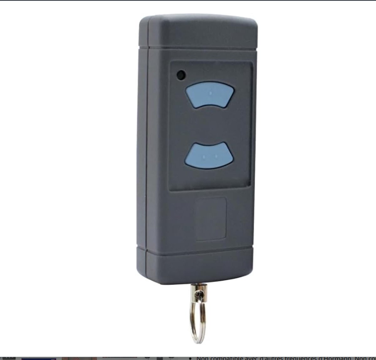 Set van 1 afstandsbediening 868 MHz voor garagedeur, geschikt voor Hormann HSM2, HSM4, HSE2, HSE4, HS1, HS2, HS4 – poort – handsender Hormann.L