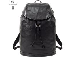 DE LAMASSU® Leren Rugzak Unisex Echt Leer Laptoprugzak Rugtas Werktas Schooltas Reisrugzak 33 Liter