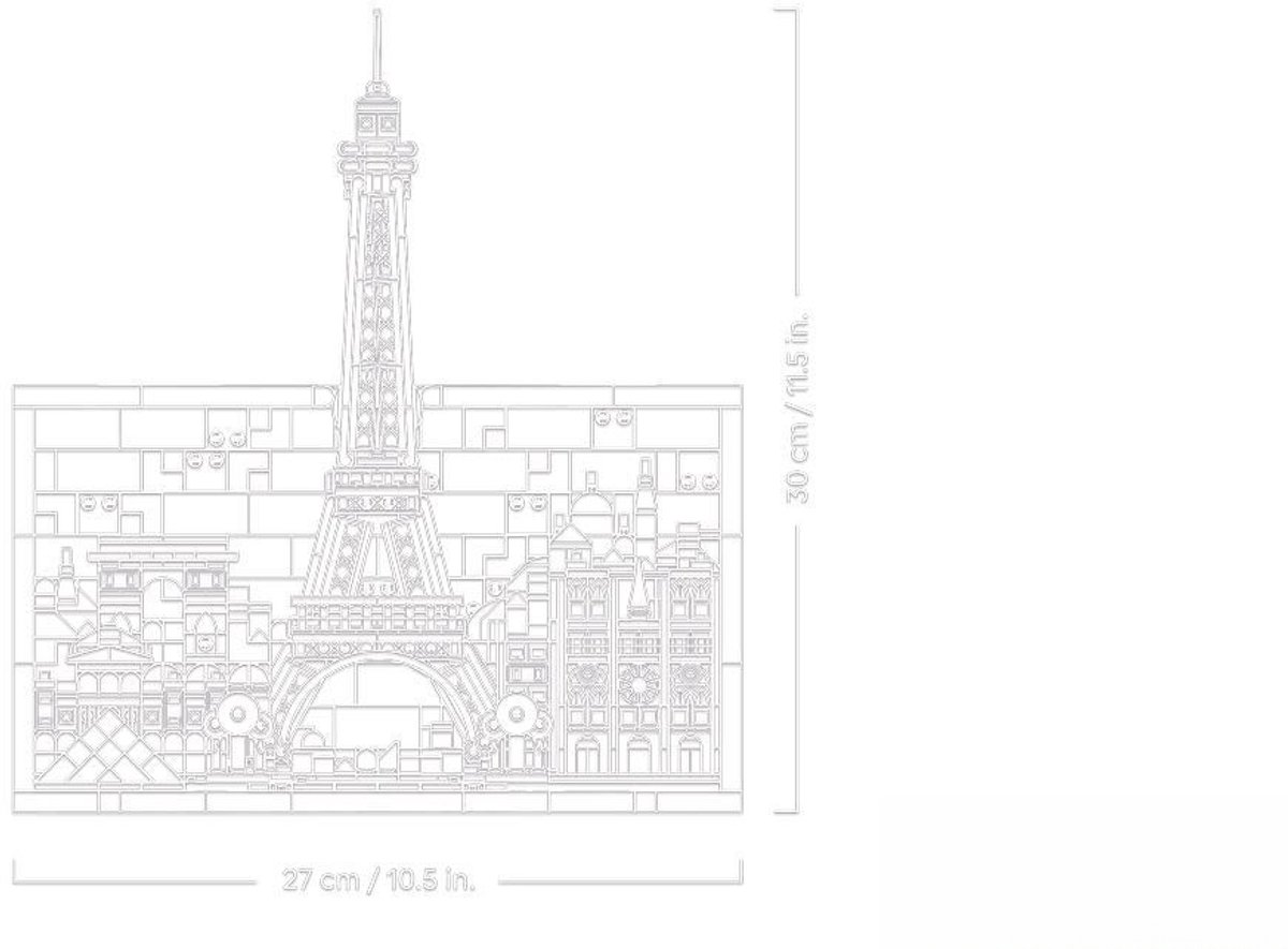 LEGO® Architecture Parijs – Stad van de Liefde - 21064 — afbeelding 7