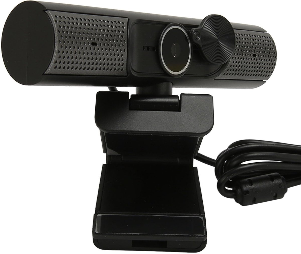 SnelShoppen - 2K USB Webcam met Automatische Hifi-luidspreker en Geen Reductie Microfoon - Plug-and-Play PC-camera voor Desktop en Laptop Videochat -