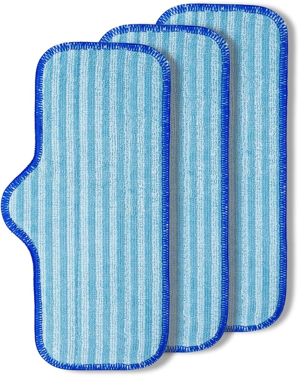 Set van 3 stoommopmatten - Geschikt voor Dupray Neat/Flintar reinigingsmiddelen | Herbruikbare microvezelmatten