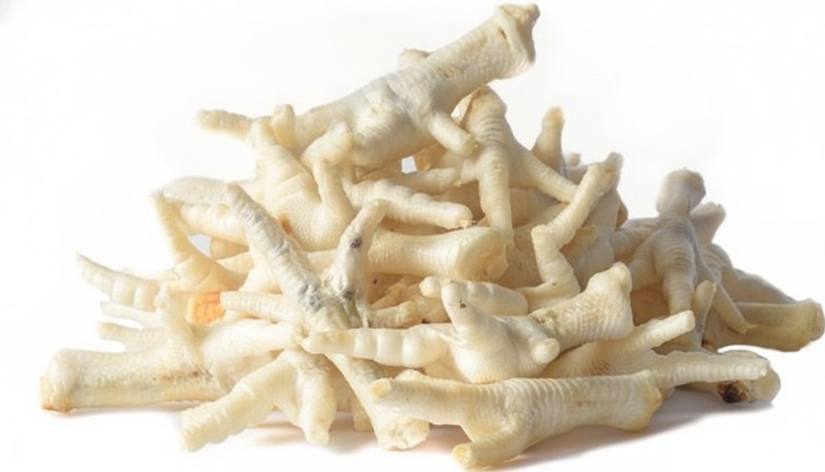 animalking Gepofte Kippenpoten - Hondensnack - Natuurlijke Kauwsnack voor Honden - 100% Kip - 500 Gram