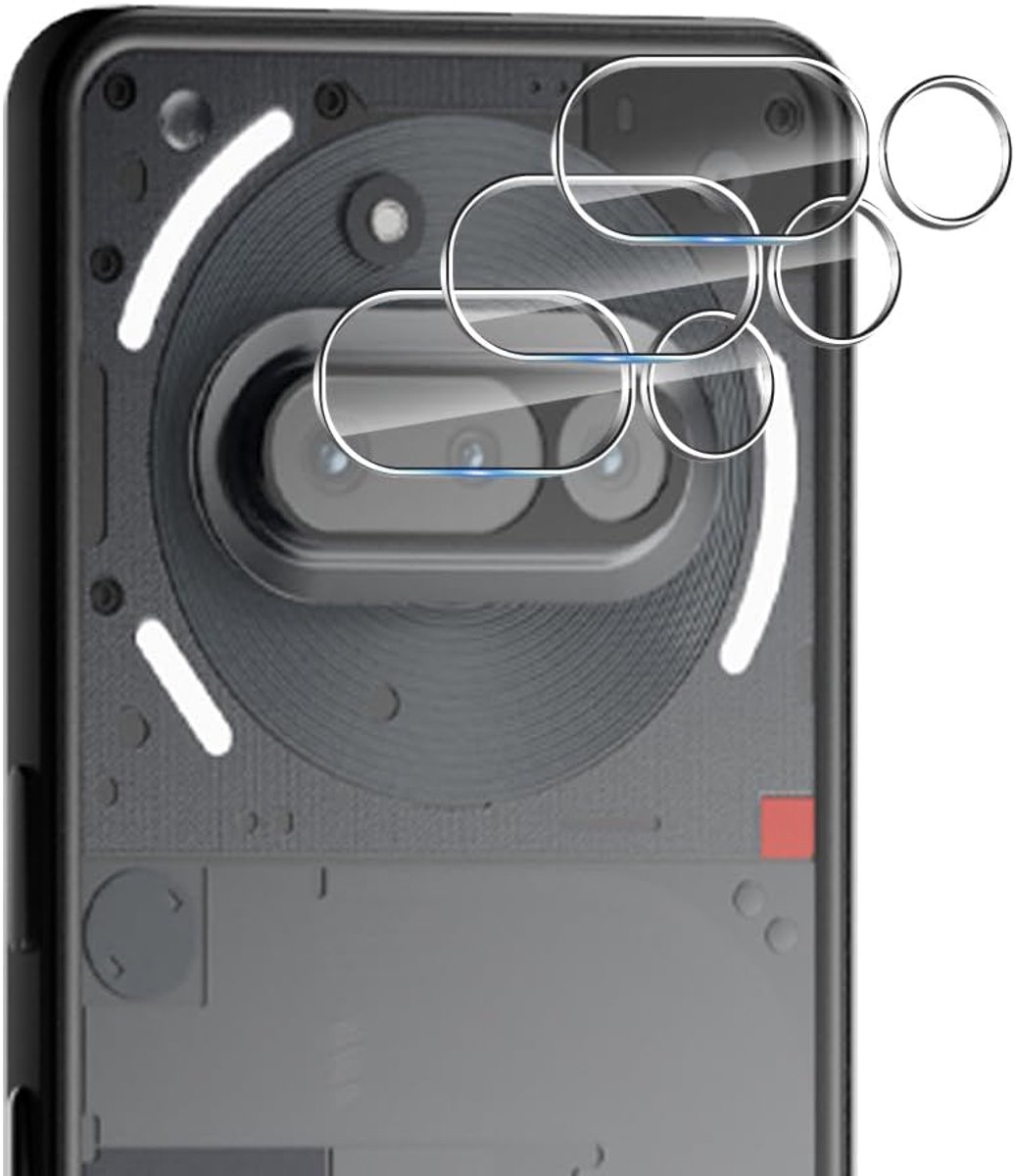 Camera lens protector voor Nothing Phone 3a - 9H hardheid - HD krasbestendig - optimale bescherming - SnelShoppen