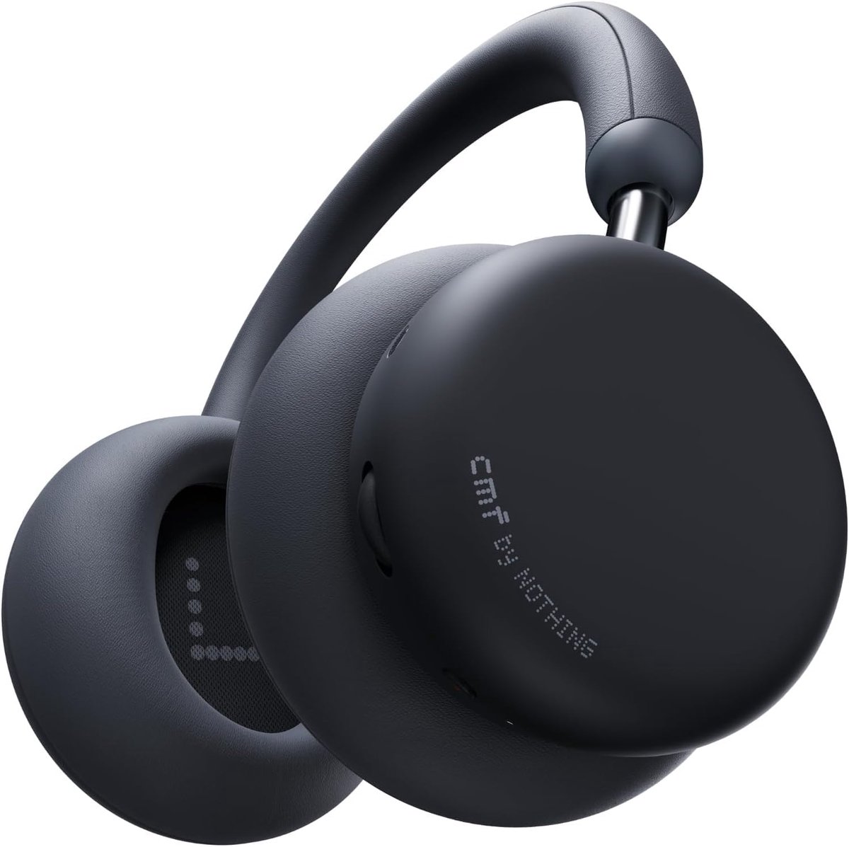 SnelShoppen - Draadloze Over-Ear Bluetooth Hoofdtelefoon - 100 uur Accuduur, Hi-Res met LDAC, Ruimtelijk Geluid, Actieve Noise Cancelling - Donkergrij
