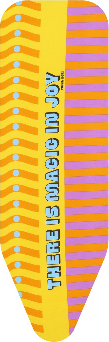 Brabantia Strijkplankhoes B - 124 x 38 cm - Toplaag - Yinka Ilori