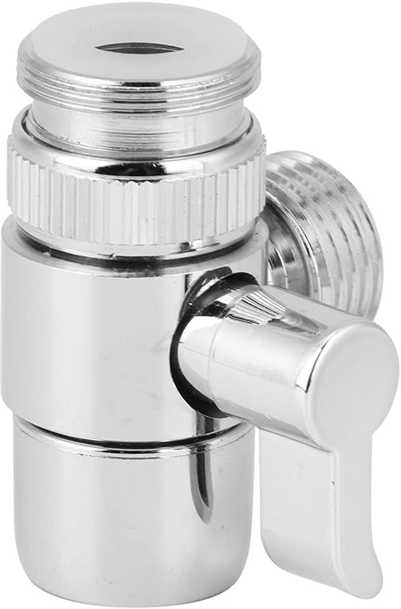SnelShoppen - Handdouche Douchekop RVS voor Wastafel, Badkamer Douche Sprayer Haarwas Kit, Kraan Converter Adapter Set, Wastafelslang Sprayer Accessoi