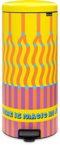 Brabantia NewIcon Prullenbak - 30 liter - Yinka Ilori