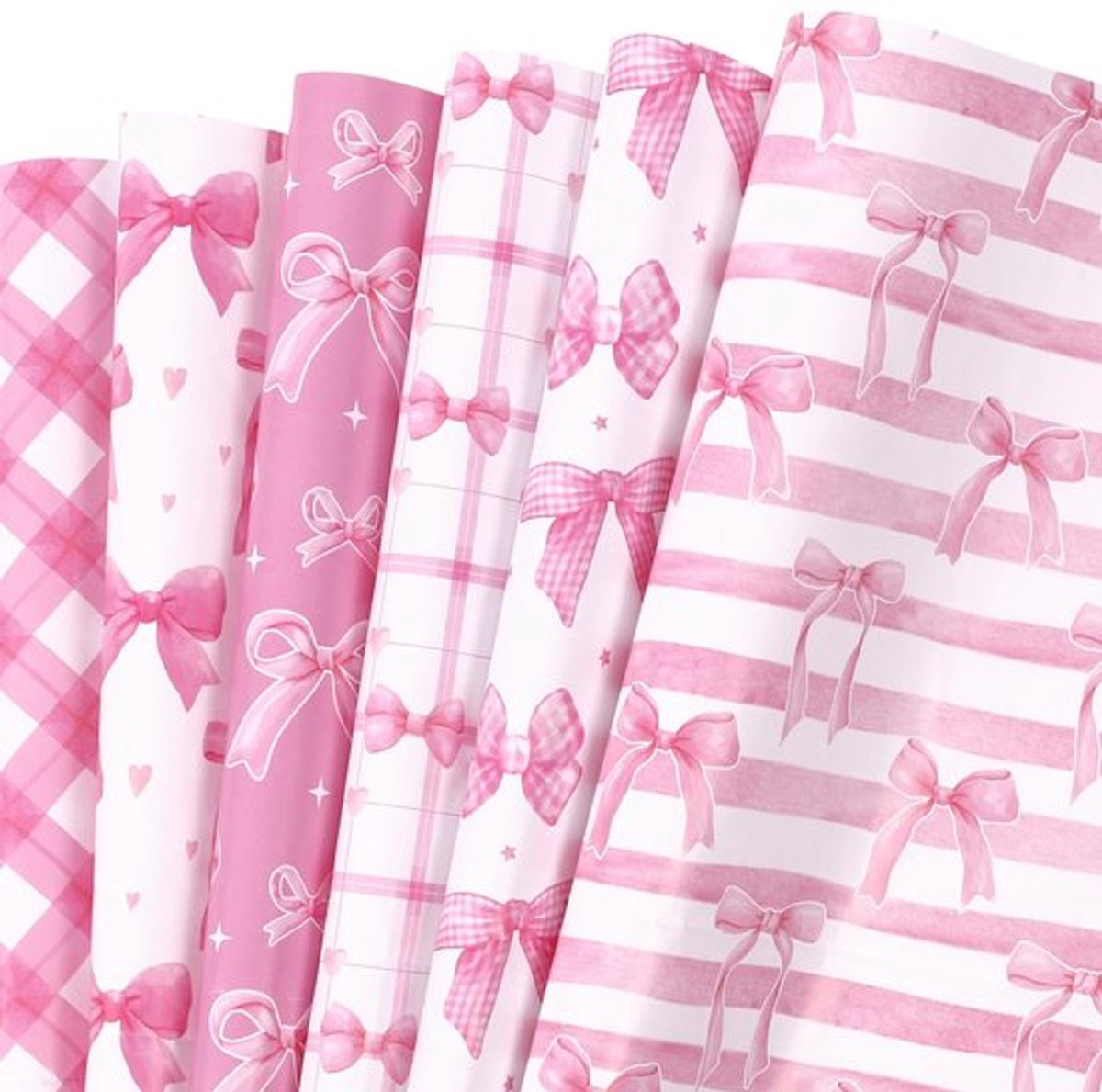 - Inpakpapier - Roze - 12 vellen - Vloeipapier - Cadeaupapier - Doe-Het-Zelf-Knutselwerkjes - Bruiloften - Babyshowers - Verjaardagsartikelen - 68,58x50,8cm