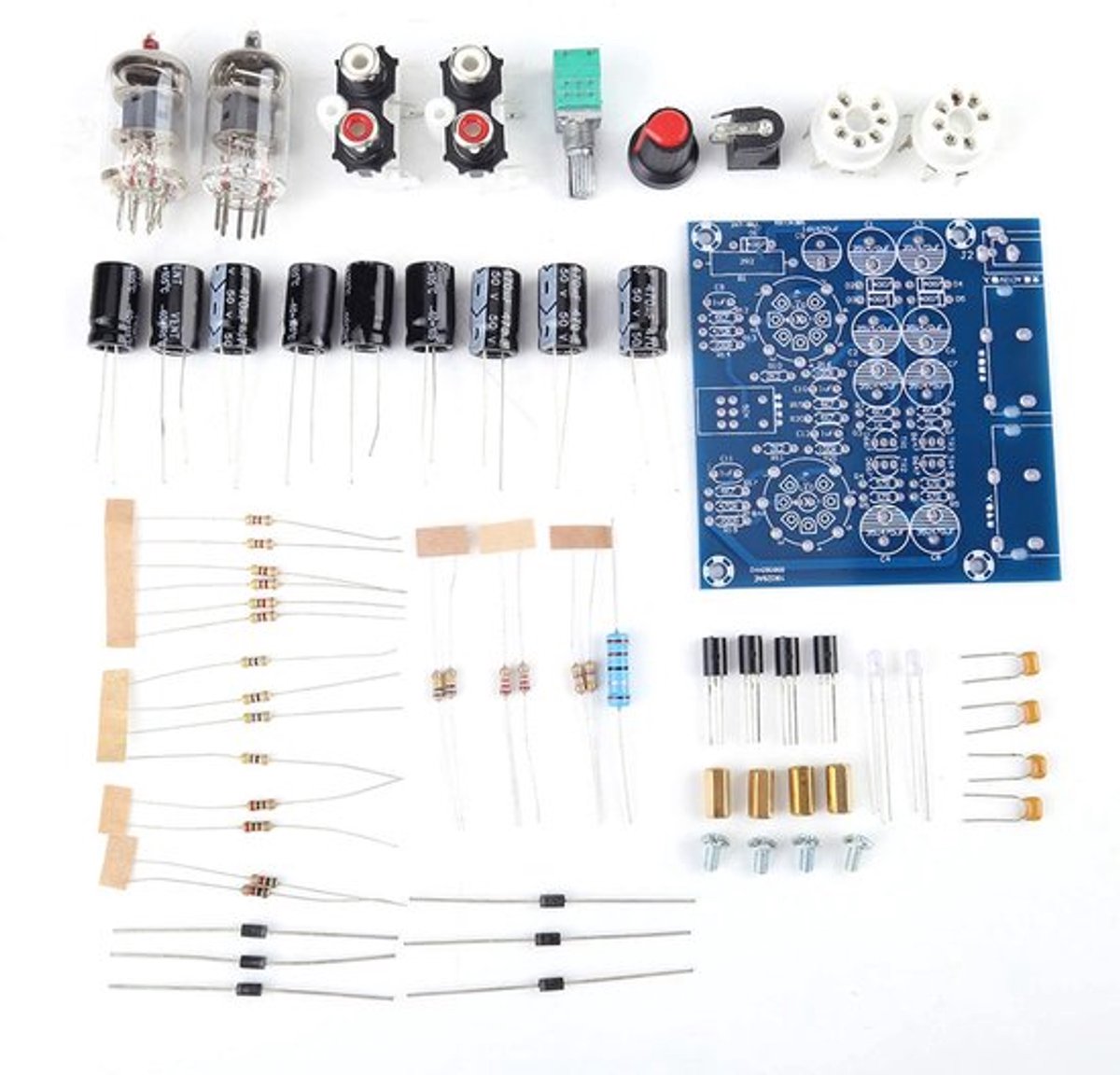 Buizenversterker-kit - Buizenradio-kit - Doe-het-zelf - Compact - 6J1 buizenversterker - Voor audiofielen - Geschikt voor hobbyisten